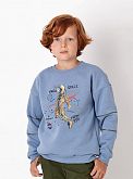 Утепленный свитшот для мальчика Mevis Nasa Space голубой 3975-01