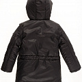 Куртка удлиненная зимняя для мальчика Одягайко черная 20095О - фото