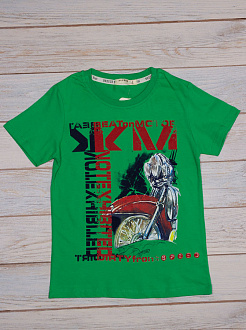 Комплект футболка и шорты для мальчика Breeze зеленый 14512 - розміри