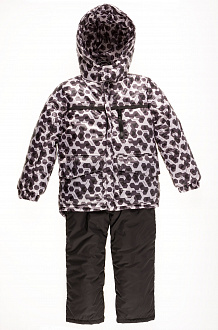 Комбінезон зимовий роздільний для хлопчика (куртка + штани) Одягайко геометрія чорний 20088 + 01241О - ціна