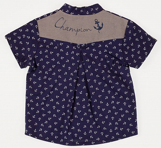 Комплект для мальчика (рубашка+шорты) Маленьке сонечко Чемпион темно-синий - Київ