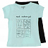 Комплект для девочки футболка и бриджи Benna Котики бирюзовый - ціна