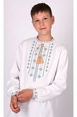 Вышиванка для мальчика Mevis белая 5788