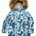 Куртка зимова для хлопчика Модний карапуз Букви синя 03-00735 - ціна