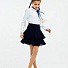 Трикотажна шкільна спідниця для дівчинки SMIL синя 120231 - картинка