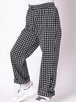 Утеплені брюки для дівчинки Mevis чорні 3582-01 - ціна