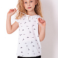 Блузка для дівчинки Mevis біла 3812-01 - ціна
