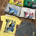 Комплект футболка и шорты для мальчика Breeze зеленый 14512 - фото