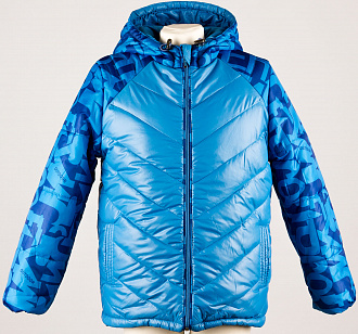 Куртка зимняя для мальчика Одягайко синяя 2545 - картинка