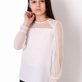 Блузка для дівчинки Mevis молочна 3675-02 - ціна