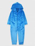 Пижама кигуруми для мальчика Фламинго джинс синий 779-909