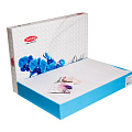 Комплект постельного белья HOBBY 3D Poplin Cristina голубой 200*220 - картинка