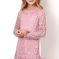 Кружевное платье Mevis розовое 2992-02 - ціна