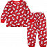 Утеплення дитяча піжама Фламінго Ведмедики червона 329-329 - ціна