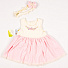 Платье+повязка для девочки  HappyTOT Букетик розовое 721 - ціна