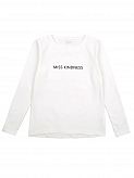 Лонгслив для девочки Фламинго Miss Kindness молочный 998-416