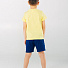 Комплект для хлопчика (футболка + шорти) SMIL Мрійники жовтий 113254 - фото