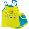Комплект майка і шорти для дівчинки SMIL салатовий 113206 - фото