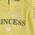 Плаття для дівчинки Mevis Princess жовте 3644-01 - світлина