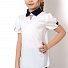 Школьная блузка для девочки Mevis белая 2687-02 - ціна