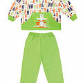 Утепленная пижама для мальчика GABBI салатовая 11888 - ціна