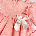 Трикотажне плаття для дівчинки Barmy персикове 0960 - розміри