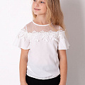 Блузка для дівчинки Mevis молочна 3630-02 - ціна