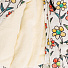 Куртка зимняя для девочки Одягайко Цветы белая 20133 - фото