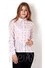 Рубашка для девочки Mevis розовая 2898-04