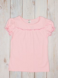 Блузка трикотажна з коротким рукавом Valeri tex рожева 1712-99-242 - ціна