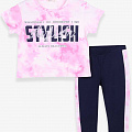 Комплект футболки та бриджі для дівчинки Breeze Stylish рожевий 17022 - ціна