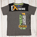 Футболка Patika Kids Extreme темно-сіра 6012 - фото
