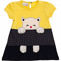 Платье для девочки Barmy Котик желтое 0014 - ціна