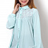Блузка святкове з довгим рукавом для дівчинки Mevis м'ята 2480-01 - ціна