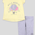 Комплект для дівчинки футболка та бриджі Breeze жовтий 13389 - ціна