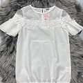 Блузка для дівчинки Mevis молочна 3630-02 - фото