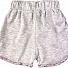 Літні шорти для дівчинки сірий меланж 019481 - фото