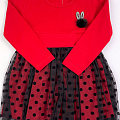 Трикотажна сукня для дівчинки Barmy червоне 0348 - ціна