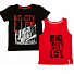 Комплект майка і футболка для хлопчика Фламінго червоний 983-416 - ціна