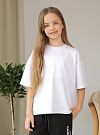 Белая футболка оверсайз Tair kids 548
