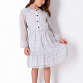 Шифонова сукня для дівчинки Mevis біла 4232-01 - ціна