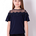 Блузка для дівчинки Mevis синя 3630-03 - ціна