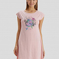 Нічна сорочка для дівчинки Baykar Квіти пудра 9290 - ціна