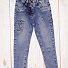 Стильные джинсы для девочки синие 90412 - ціна