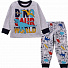 Утеплення піжама для хлопчика Фламінго Dinosaur World сіра 329-327 - ціна