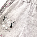 Літні шорти для дівчинки сірий меланж 019481 - світлина
