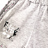 Літні шорти для дівчинки сірий меланж 019481 - світлина