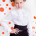 Блузка школьная Веснушка белая 3048-1 - ціна