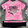Комплект футболка та бриджі для дівчинки Breeze рожевий 15979 - фото