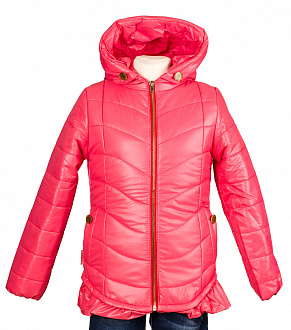 Куртка для дівчинки Одягайко червона 2633 - ціна